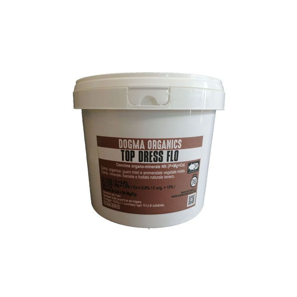 Dogma Organics Top Dress Flo – fertilizzante organico in polvere per fioritura, da applicare in superficie | GrowLab